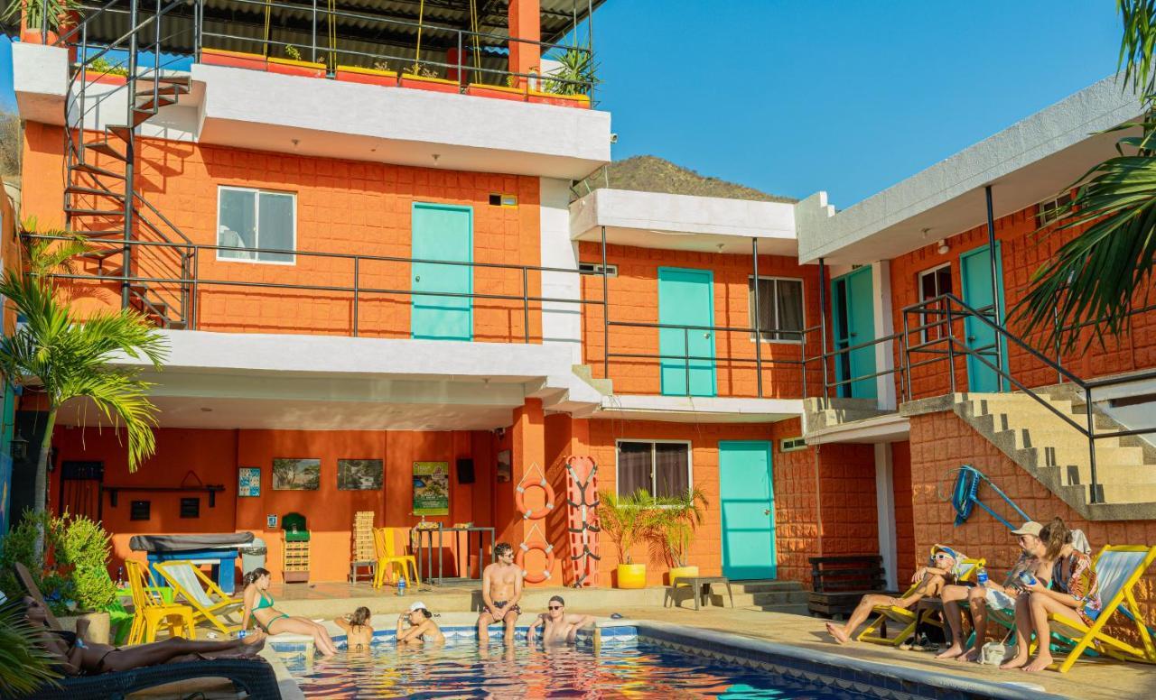 Hostel Nirvana Taganga Bagian luar foto