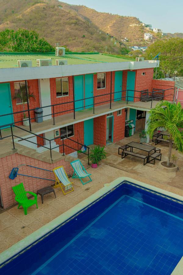 Hostel Nirvana Taganga Bagian luar foto